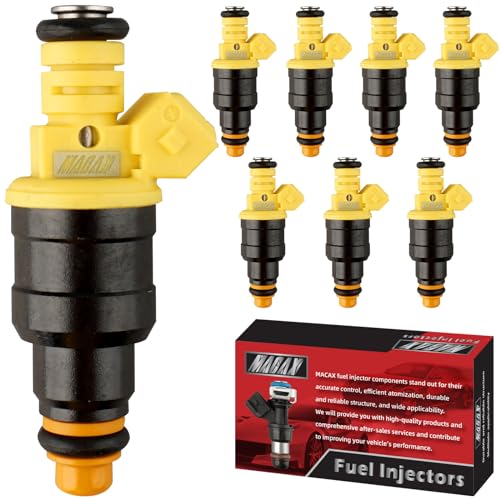 Set of 8 Fuel Injectors 0280150943 2450226 0280150561 Replacement - size: 0280150943