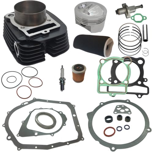 ZOOM ZOOM FORGED 366cc Big Bore Cylinder Kit Forged Piston For 1987-2004 Yamaha Warrior 350 & 2004-2013 Yamaha Raptor 350 Gasket Set