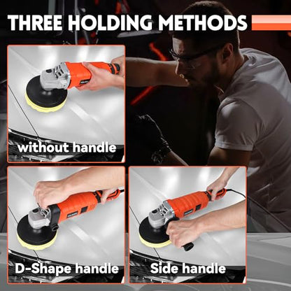 1580W Rotary Car Buffer Polisher for Polishing Waxing