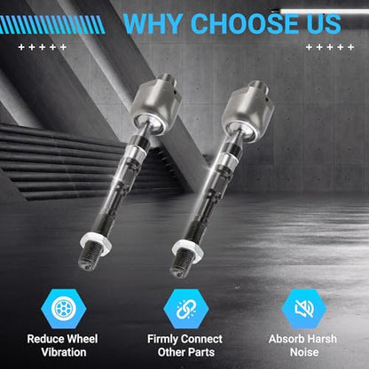 Front End Suspension Kit Compatible With 2005-2018 Ni-ssan Frontier, 2005-2012 Pathfinder, 2005-2015 Xterra Tie Rods Inner and Outer Complete Kit, Tie Rod and Sway Bar - size: For Nissan Frontier/Pathfinder/Xterra