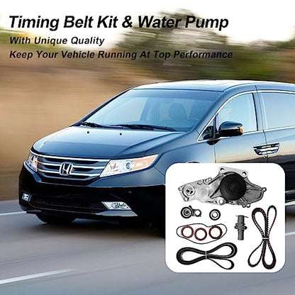 Timing Belt Kit Water Pump, Fit For 2003-2018 Honda Accord Odyssey Pilot - size: TKH002
