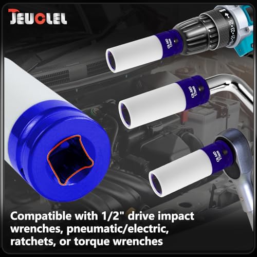 17mm 1/2"Drive Wheel Protector Impact Socket, Lug Nut Impact Socket - size: 17MM