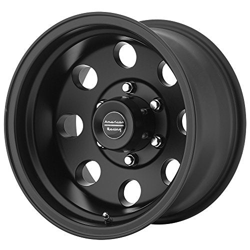 American Racing AR172 BAJA 15X7 5X4.75 3.76 -6mm SATIN BLACK - AR1725761B - color: Satin Black, size: 15X7,5X4.75,-6mm