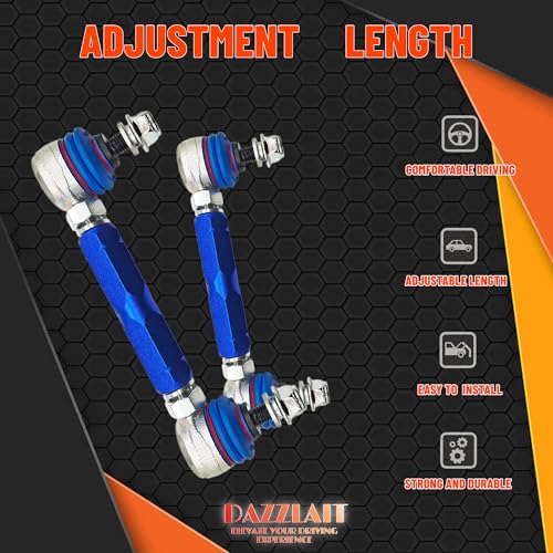 150mm-200mm Universal Adjustable Sway Bar End Links | M10 Stud with 12 mm Spacer Washer | Adjustable Sway Bar Links - size: 150MM-200MM