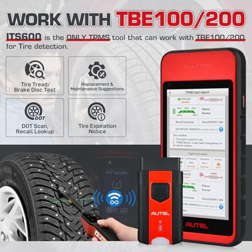 Autel MaxiTPMS ITS600 (E) TPMS Programming Tool, OE-Level Complete TPMS