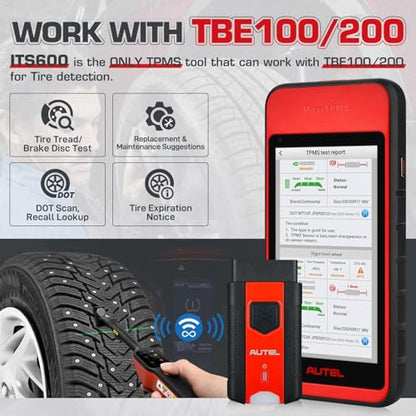 Autel MaxiTPMS ITS600 (E) TPMS Programming Tool, OE-Level Complete TPMS