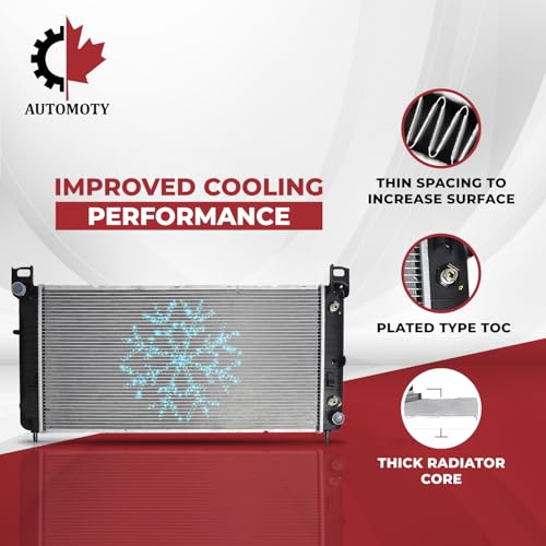 Canada radiator 2423 compatible with Cadillac Escalade, Chevrolet Avalanche, Chevrolet Silverado, Chevrolet Tahoe, Chevrolet Suburban, GMC Yukon, GMC Sierra