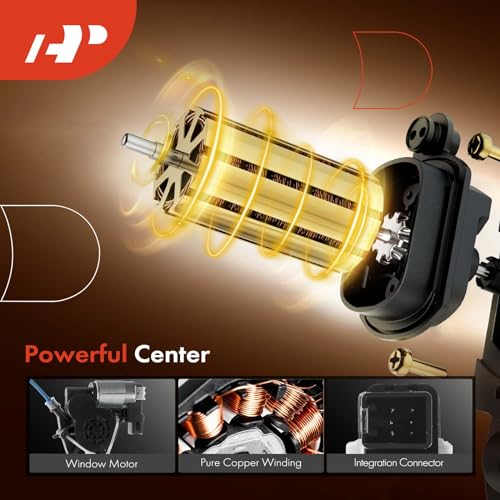 A-Premium Front Passenger Side Power Window Regulator with Motor (6-Pin) - style: Front Passenger (RH)