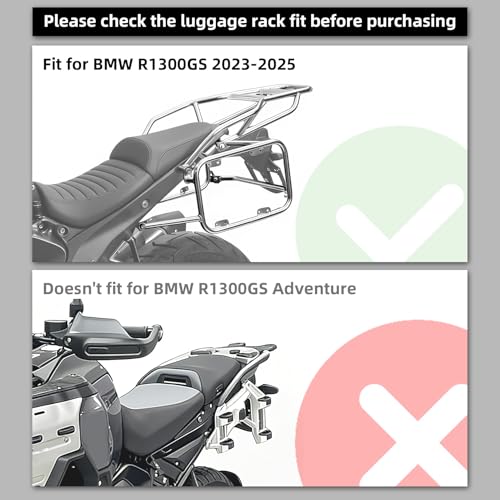 TCT-MOTORPARTS 36L Aluminum Saddlebag Panniers Luggage Case Fits for BMW R1300GS 2023-2025 2024 - color: Chrome Saddlebags (36L)