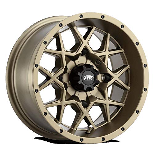 ITP 1428641729B Heavy-Duty Hurricane UTV Wheel - 14x7-4+3 Offset - 4/137 - Bronze