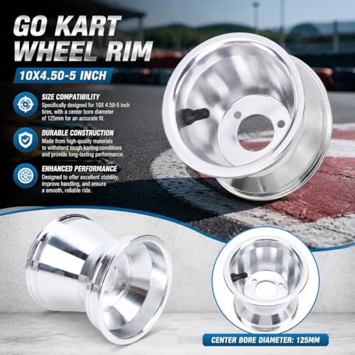 Aramox Wheel Rim, 10X4.50-5, 125mm