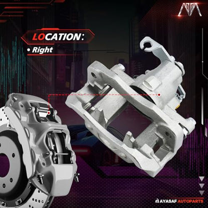 18B5080 Rear Right Passenger Side Disc Brake Caliper Assembly - color: Rear Right/Passenger Side