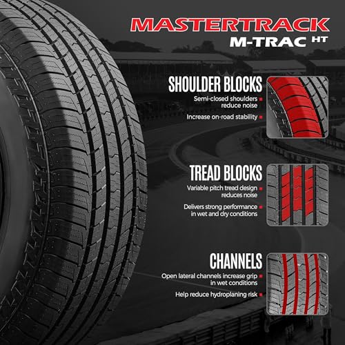 Set of 2 Mastertrack M-TRAC HT 265/65R18 114H Tires - size: 265/65R18