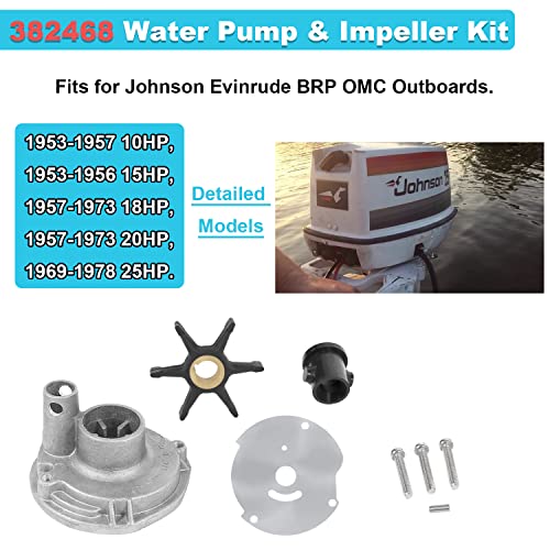 382468 0382468 Water Pump Impeller Kit Fit for Johnson Evinrude BRP OMC