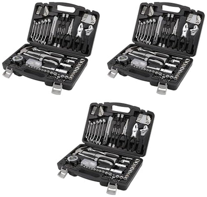AmazonBasics 131-Piece General Household Hand Tool Set (Pack of 3) - size: 131-Piece (Pack of 3)