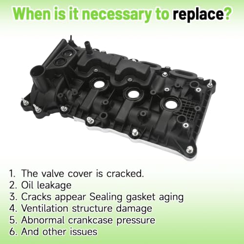 Upgrade Engine Valve Cover Kit with Gaskets And Bolts Compatible with Ford F-150 2017-2020, Expedition 2018-2022, Navigator 2018-2023 3.5L, Replace HL3Z6582F HL3Z6582G HL3Z6582E HL3Z6582B