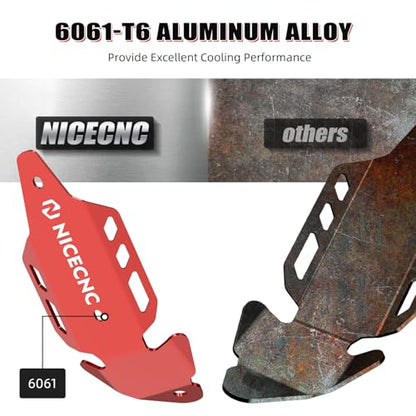 NICECNC Heat Shield Guard Protector Red - color: Red