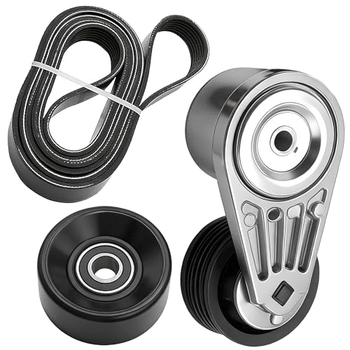 Serpentine Belt Kit With Tensioner And Idler Pulley For Ford Mustang 05-10 - size: Ford Mustang 4.0l V6 (05-10)
