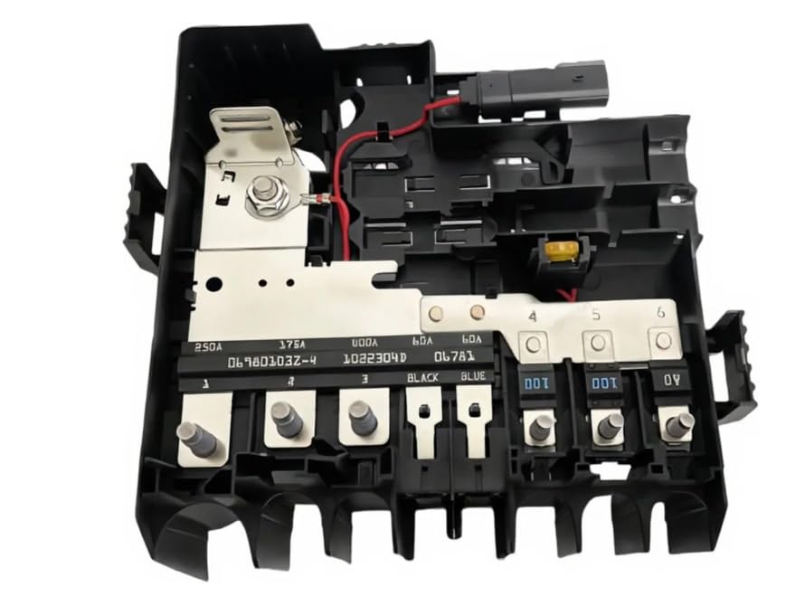 Underhood Battery Distribution Fuse Block Assembly, Engine Compartment Fuse & Relay Box Junction Block, Battery Junction Block Replaces OE 84646134 84493556 (Superseded by 85015808) - Confirm Fitment