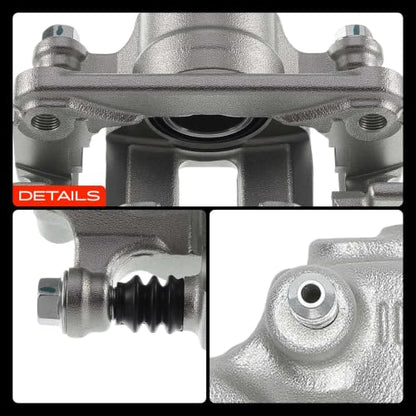 A-Premium Rear Right Passenger Disc Brake Caliper with Bracket - style: Rear Passenger Side