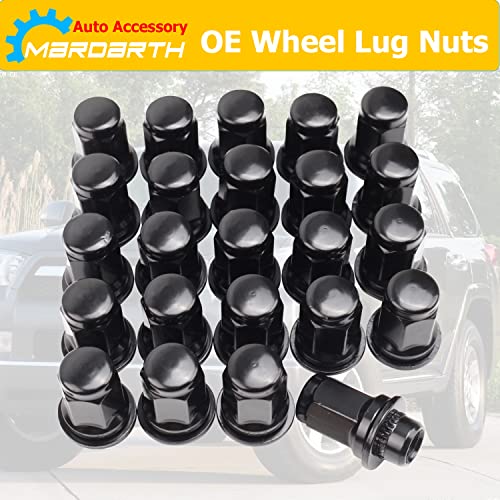 24PCS 12x1.5mm 1.85 Inch Length 13/16 Hex OEM Factory Mag Lug Nut Black - color: Black, size: M12x1.5