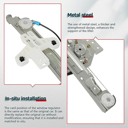 FINDAUTO 748-538 Power Window Regulator for 2007-2012 for Dodge Caliber - style: 2007-2012 for Dodge Caliber