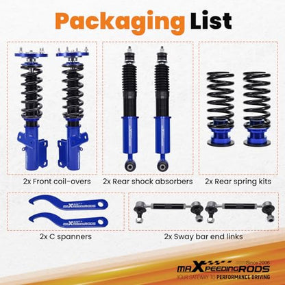 maXpeedingrods Coilovers for Ford Mustang S-197 2005-2014