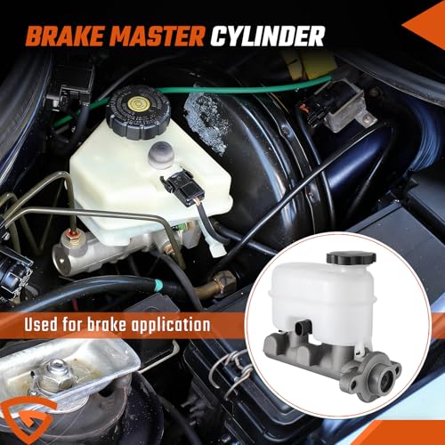 Brake Master Cylinder fit for Chevrolet Blazer S10 Sonoma 2000-2004，fit for Oldsmobile Bravada 2000-2001,Compatible with Suzuki Jimmy 2000-2005, M630034, 18042802,18060793 - size: M630034