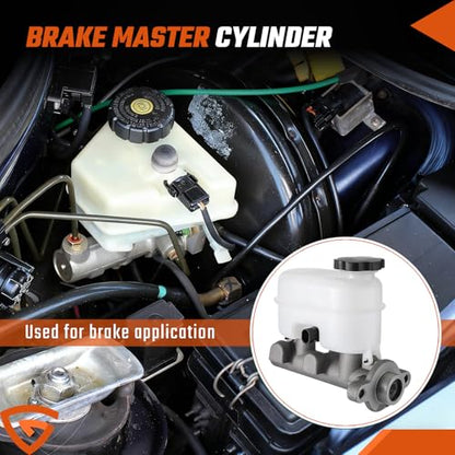 Brake Master Cylinder fit for Chevrolet Blazer S10 Sonoma 2000-2004，fit for Oldsmobile Bravada 2000-2001,Compatible with Suzuki Jimmy 2000-2005, M630034, 18042802,18060793 - size: M630034