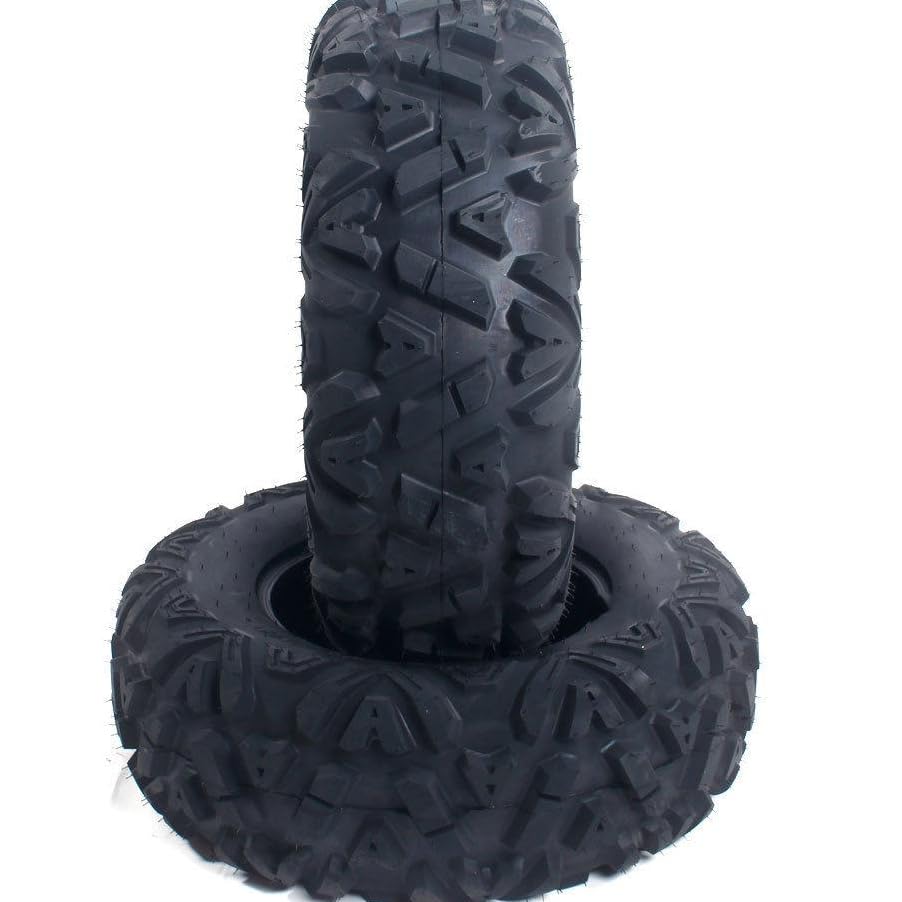TUFFIOM 26x11-12 ATV Tires Set of 2 for All Terrains, Mud Sand Off-road ATV UTV Tire for Trail Vehicles, 6 PR, Deep Tread, Tubeless - size: 26 x 11.00-12 (2 pack)