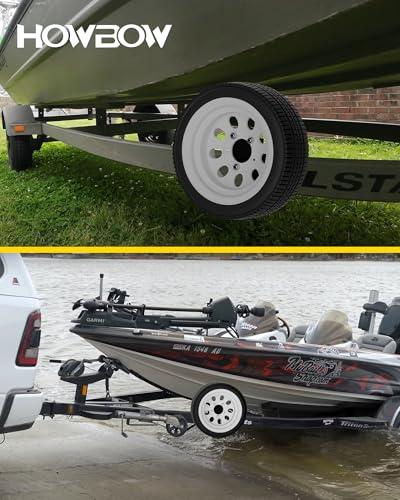 Sturdy Spare Tire Carrier fit Boat Camper RV Trailer Holds up to 150 Lbs, Heavy Duty Spare Tire Mount Bracket with 3-Point Fixed Method Fits Most 4/5/6 Lugs Wheels, No Rust and Deformation
