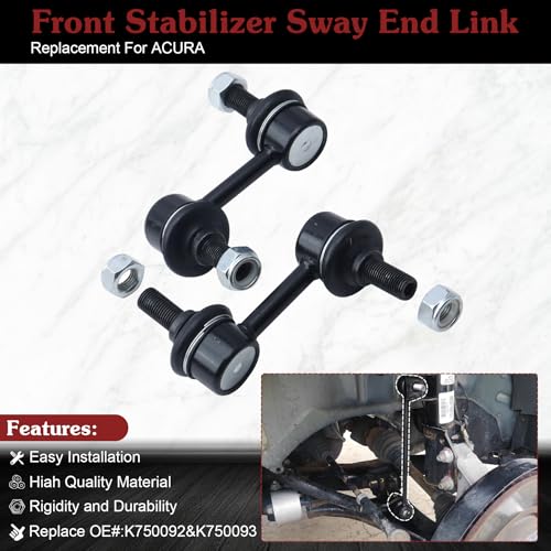 2* K750092 K750093 Sway Bar Link - Restore Precision Handling - color: 1*K750092 1*K750093, size: Sway Bar Link