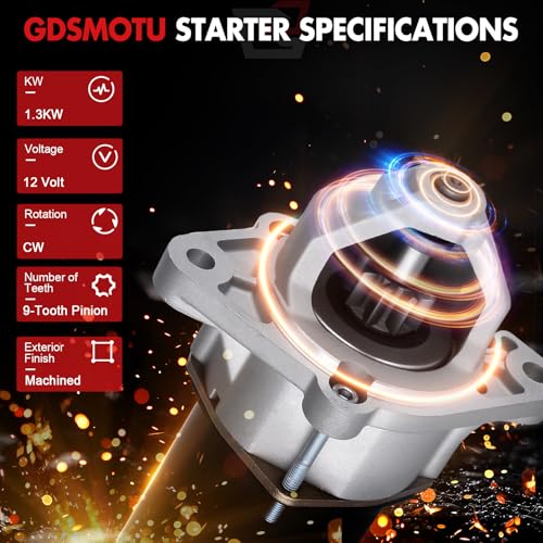 Starter Motor Fit 1.9L for Saturn for SL2/for SL1/for SL 1991-2002