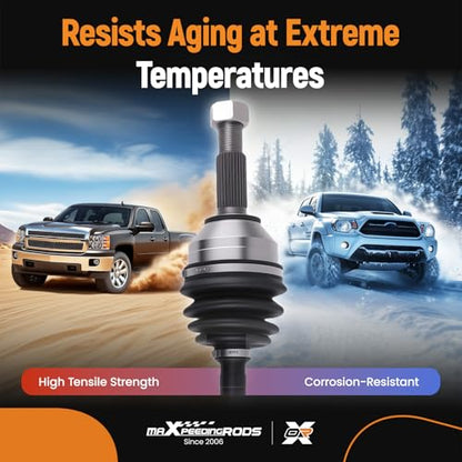 maXpeedingrods 2PCS Front Left and Right CV Axle Shaft for Nissan Rogue - size: 66-6285