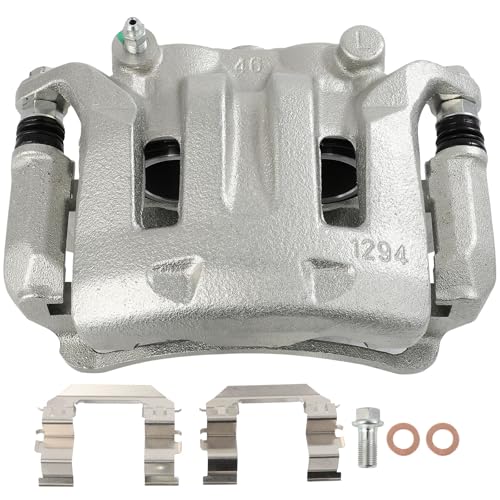 SCITOO 19B2639 Front Left Disc Brake Caliper Assembly w/Bracket For Nissan - size: Front Driver[19B2639]