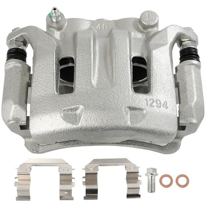 SCITOO 19B2639 Front Left Disc Brake Caliper Assembly w/Bracket For Nissan - size: Front Driver[19B2639]