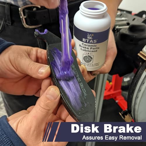 BTAS Silicone Brake Parts Lubricant, Pad, Caliper Slide Pin Lube Grease 8oz - size: 8 oz