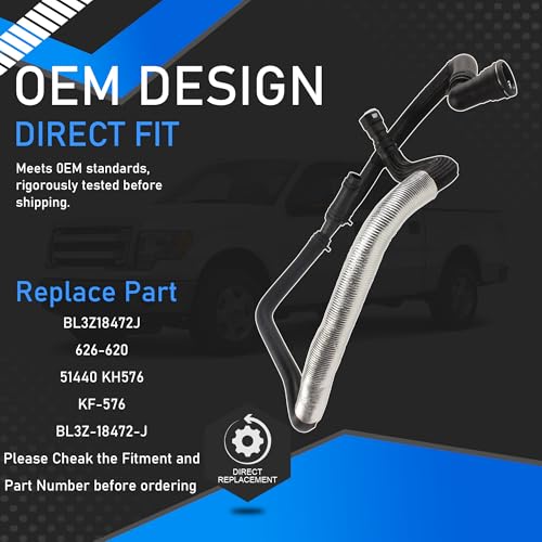 Engine Heater Outlet Hose Assembly Compatible with 11-14 Ford