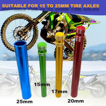 Dirt Bike Tire Changing Tools Complete Package for Motocross Enduro Compact Dirt Bike Tire Changer for 16" to 21" Wheels Quick Easy Mount 15mm to 25 mm Axles (Puller kit) - style: Puller kit