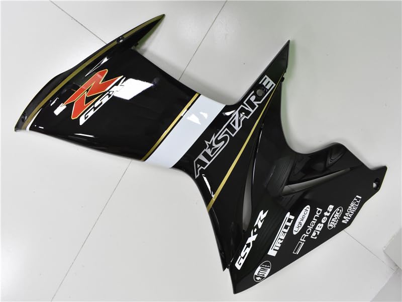 YTL Yellow white black Full Fairing Fit for Suzuki 2011-2026 GSXR 600/750 - color: 007 Yellow white black