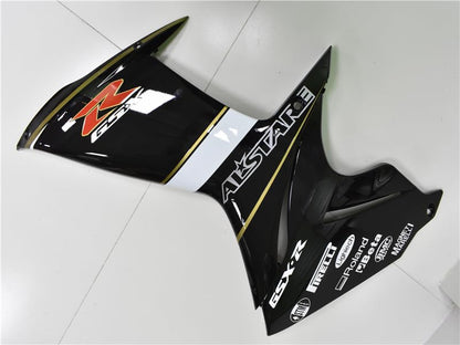 YTL Yellow white black Full Fairing Fit for Suzuki 2011-2026 GSXR 600/750 - color: 007 Yellow white black