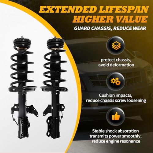 Front Shocks Absorber Struts Electric Compatible with SRX 10-16 - size: Front Shocks Absorber