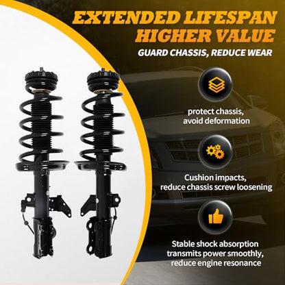 Front Shocks Absorber Struts Electric Compatible with SRX 10-16 - size: Front Shocks Absorber