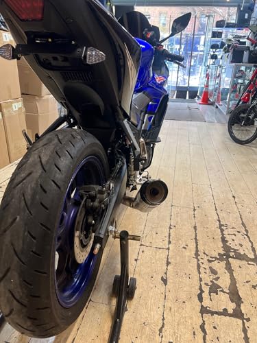 Slip On Muffler Exhaust Mid Pipe For YZF-R3 MT-03 2015-2024
