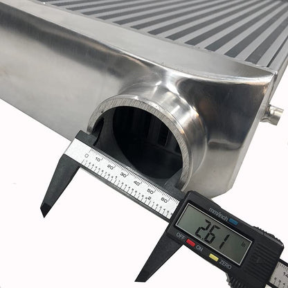 Aluminum Front Mount Turbo Racing Intercooler Overall Size 31x12x4" 3" Inlet/Outlet Universal