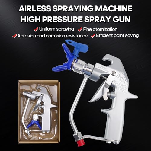 246240 Airless Paint Spray Gun High Pressure 5000PSI with Reversible 517 Nozzle Tip Guard for Airless Paint Gun Sprayer ZT SR Plus