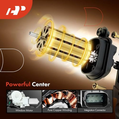 A-Premium Front Driver Side Power Window Regulator with Motor - style: Front Driver Side (LH)
