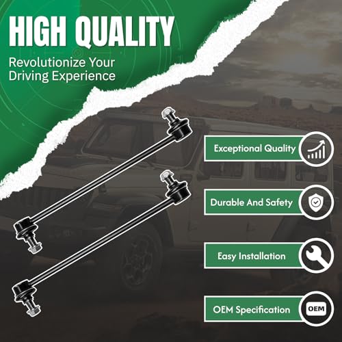 2PCS Front Stabilizer Sway Bar End Links Compatible With Fit for Chrysler 2015 2016 2017 Chrysler 200#OE ‎‎K750747 - size: K750747 X2