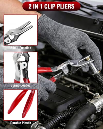 10-Piece Electrical Disconnect Pliers Kit for Cars - size: 10Pcs
