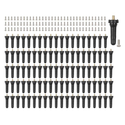 Dasbecan 100pcs 17-20008 TPMS Snap-in Tire Pressure Sensor Valve Stem